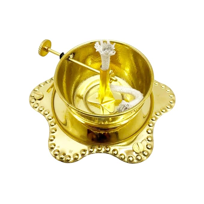 Akhand Diya with adjustable wick 3 sizes - Image 3