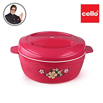 Cello Hot Pot Casserole Roti plus Insulated White/Brown/grey 2000ml - Image 3