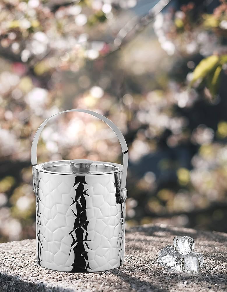 Classic essential Stainless Steel Ice Cube Bucket - Image 4