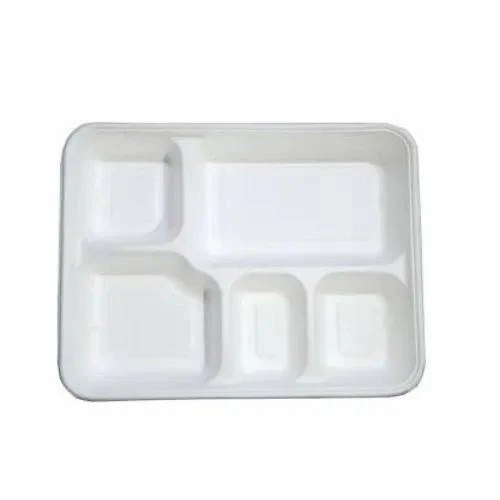 ECO Best Buy disposable PLATE|5 COMPARTMENT (Pack Of 25pc)