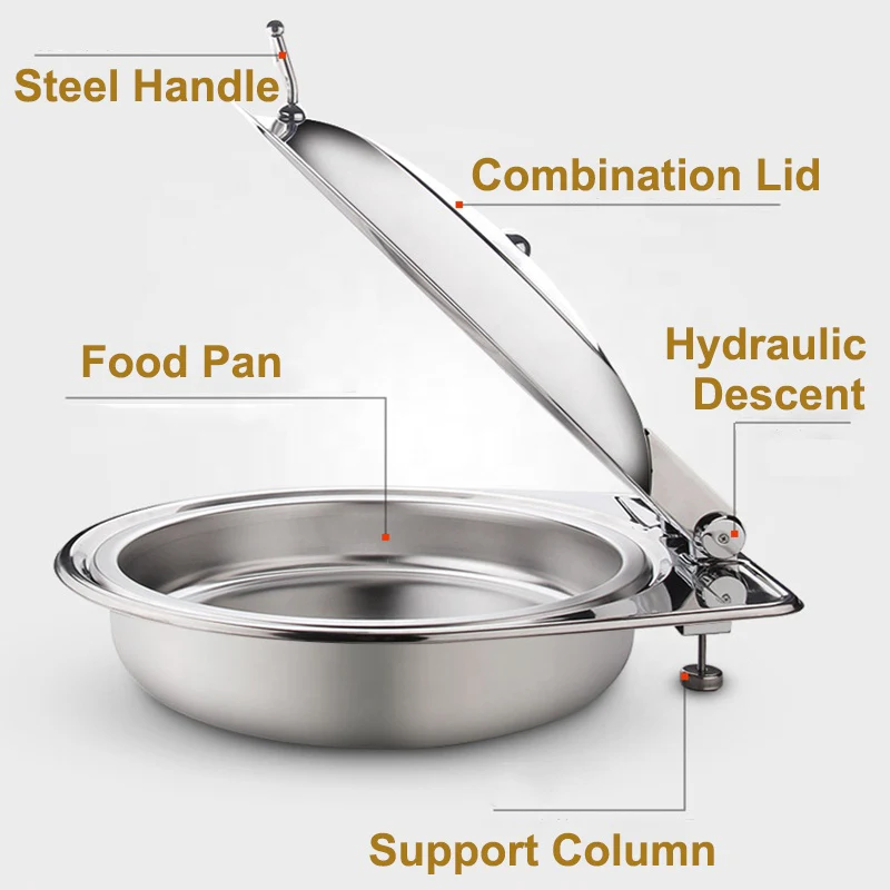 Electric Chafing dish/ Bain Marie Hot Food Warmer 1 GN 6 Litre - Image 5