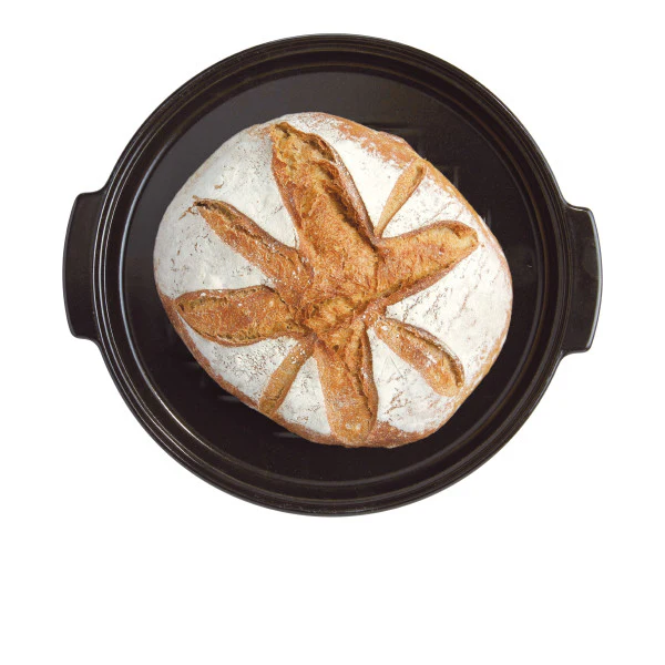 Emile Henry Round Bread Baker - Charcoal (online only) - Image 3