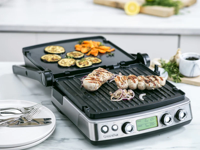GreenPan Contact Grill- Stainless Steel (Online Only) - Image 3