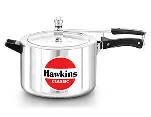 Hawkins Classic Aluminum Pressure Cooker, 8 Litre CL8W