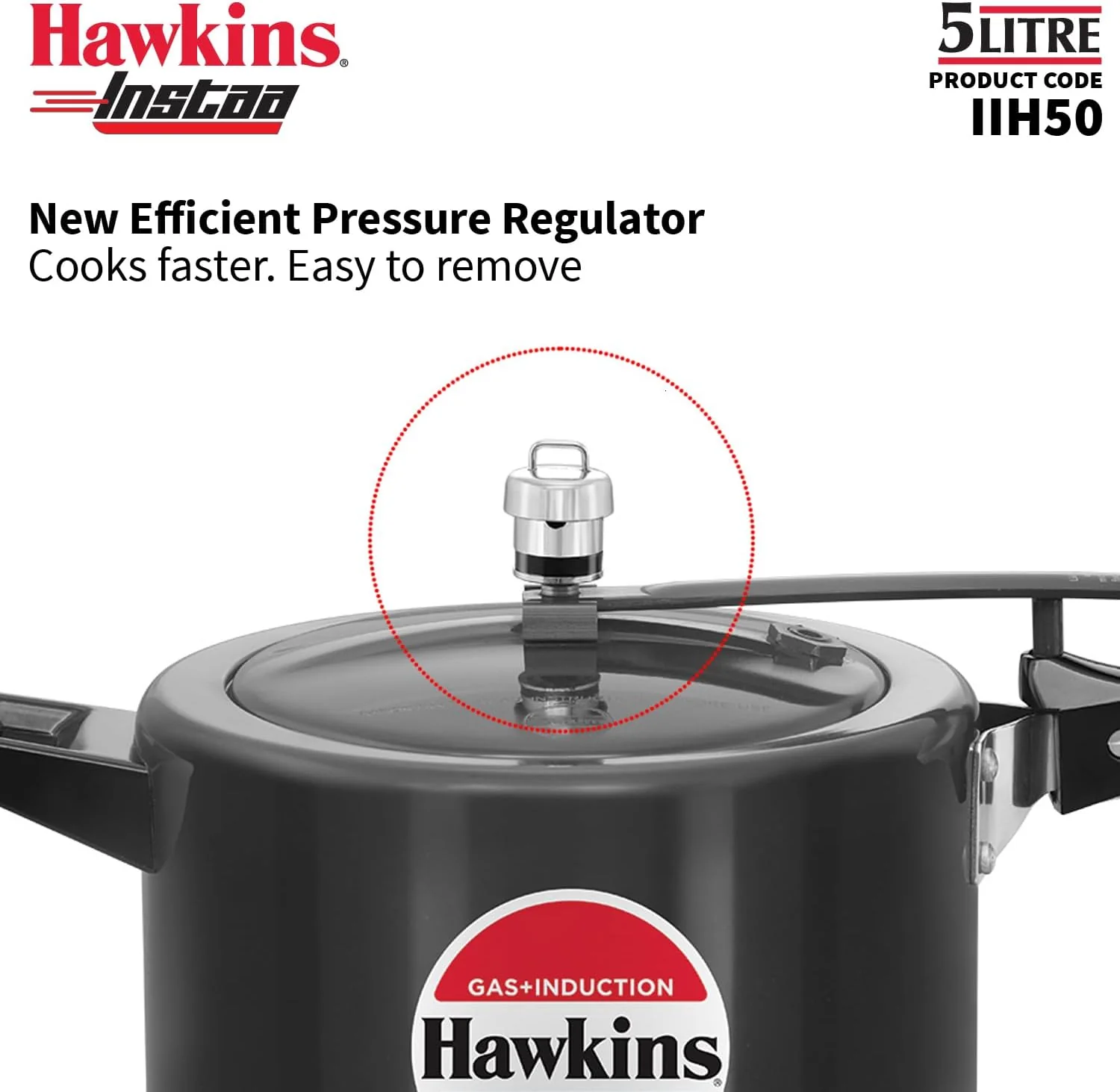Hawkins Instaa 5 Littre CODE: IIH50 induction compatible - Image 2