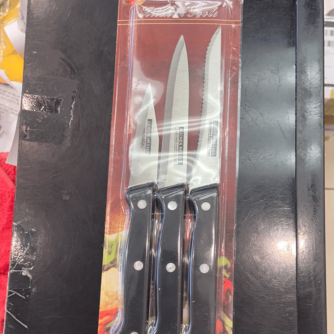 Kitchen Tool 3pc knife set