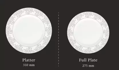 La Opala Diva, Velvett Collection, Opal Glass Dinner Set 35,45 and 62 pcs, ARIA GREY - Image 3