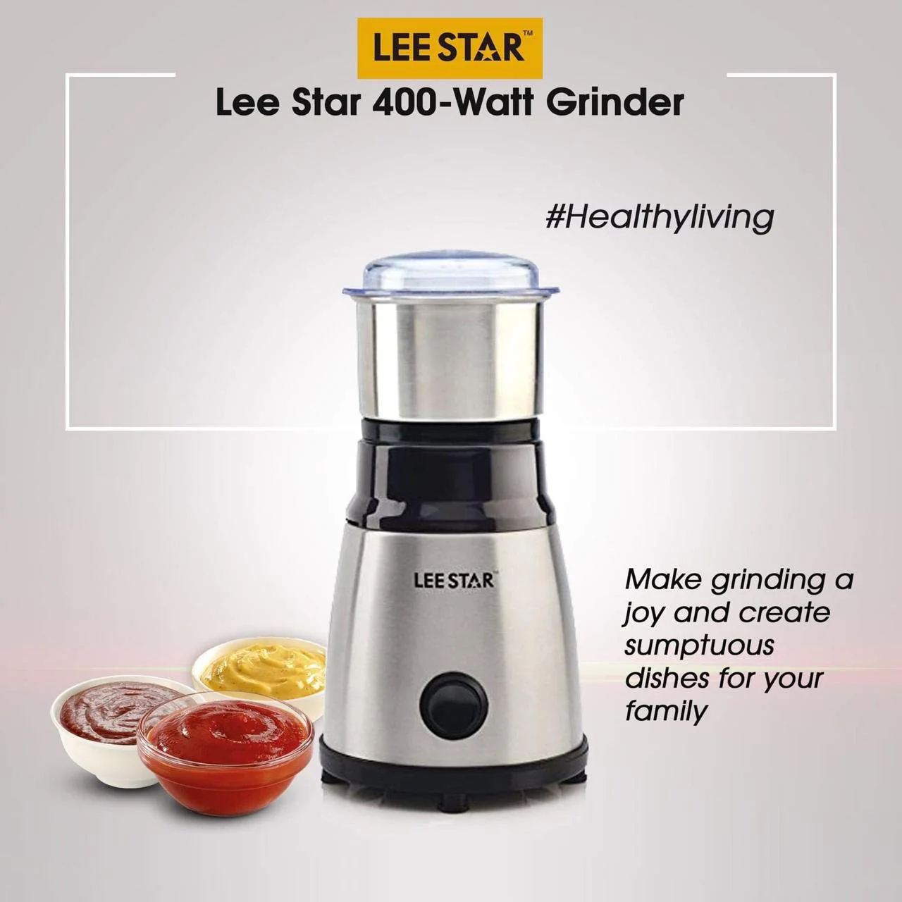 Lee Star Mixer Grinder LE-804 400 Watts - Image 4