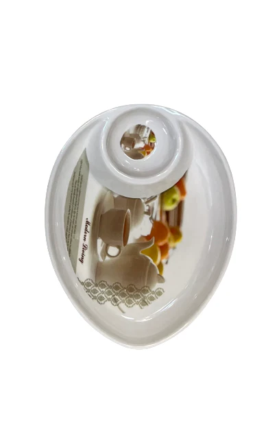 Melamine entrée/snack plate 23cm - Image 2