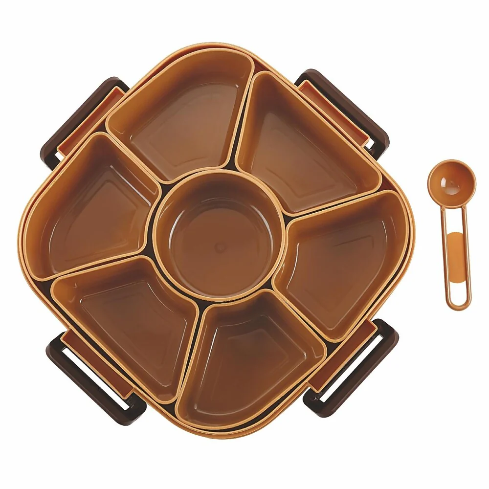 NAKODA Tiara 7 SECTION BOX Spice Box | MASALA BOX - Image 6