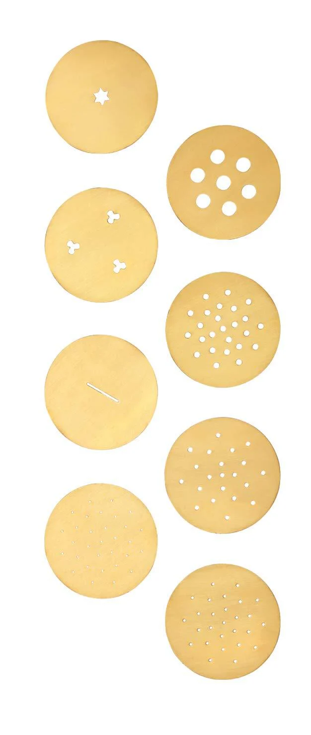 Rajwadi Set of 8 Pattern Discs Kitchen Press/ Murukku/ Bhujiya 1pc - Image 2