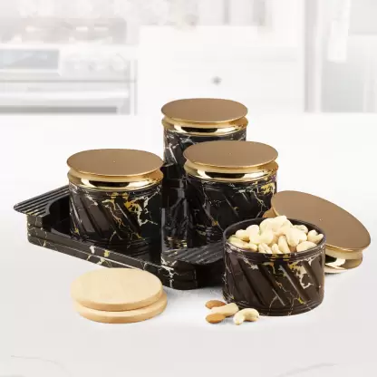 Selvel Polypropylene Utility/serving Container  (Pack of 4, Black) (Assorted) - Image 3
