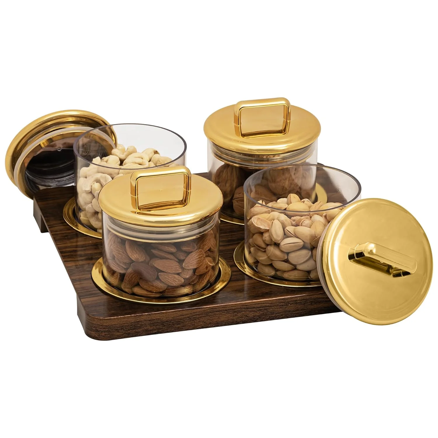 Selvel Polypropylene Utility/serving Container  (Pack of 4 Golden) - Image 2