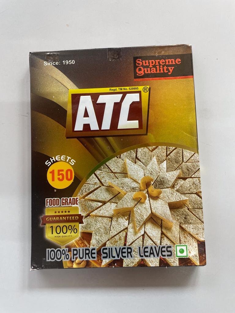 Silver leaves/ chandi Vark/ silver vark 25 Sheets/ 50 sheets/ 150 sheets - Image 5