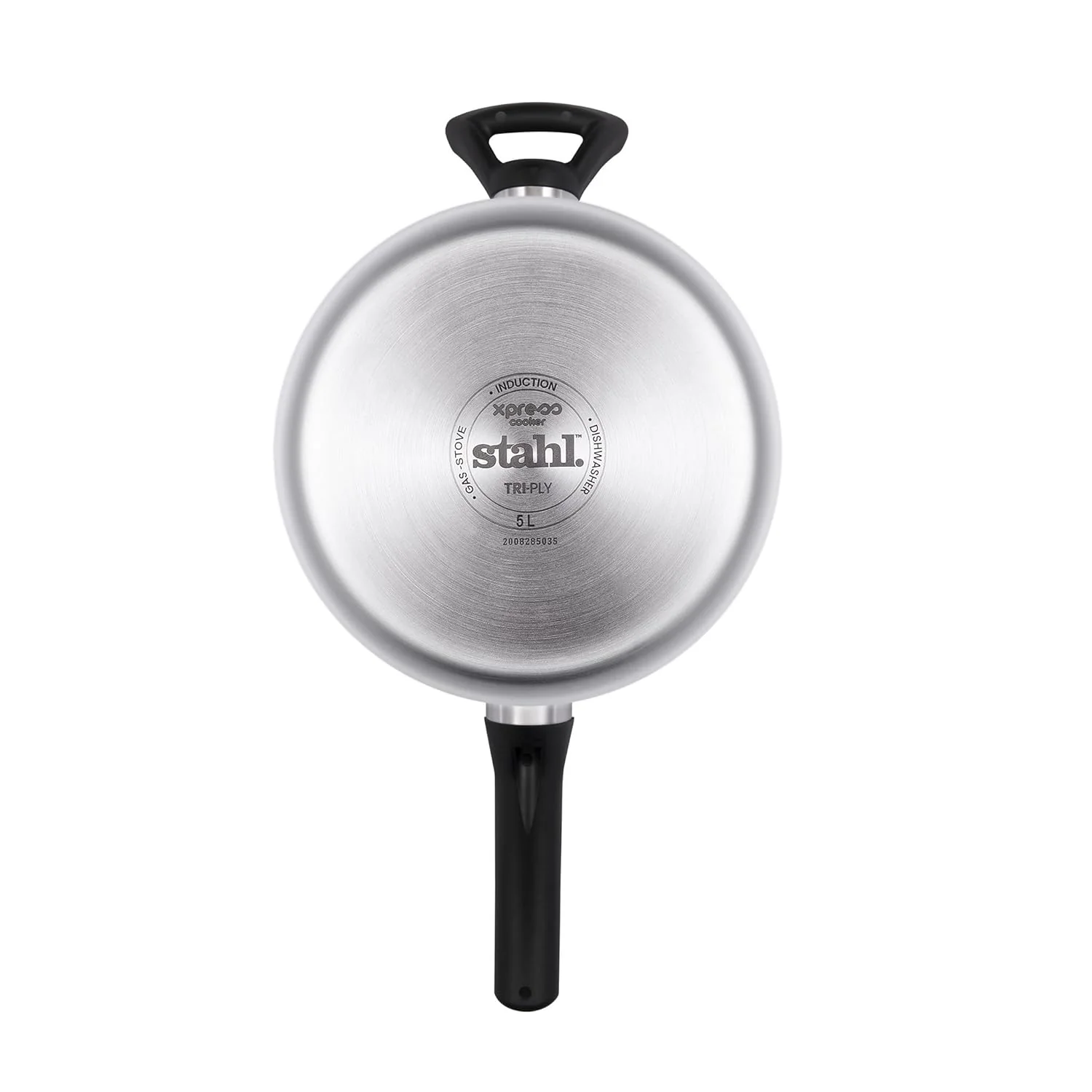 Stahl Xpress Cooker Triply Pressure Cooker, Induction Cooker, Outer Lid Pressure Cooker 3 L, 5L, 8L Induction & Gas Stove - Image 4