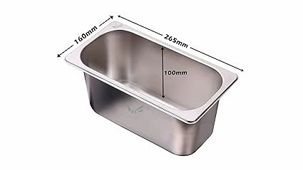 Stainless Steel Gn (gastronorm) Pan and lids different sizes - Image 3