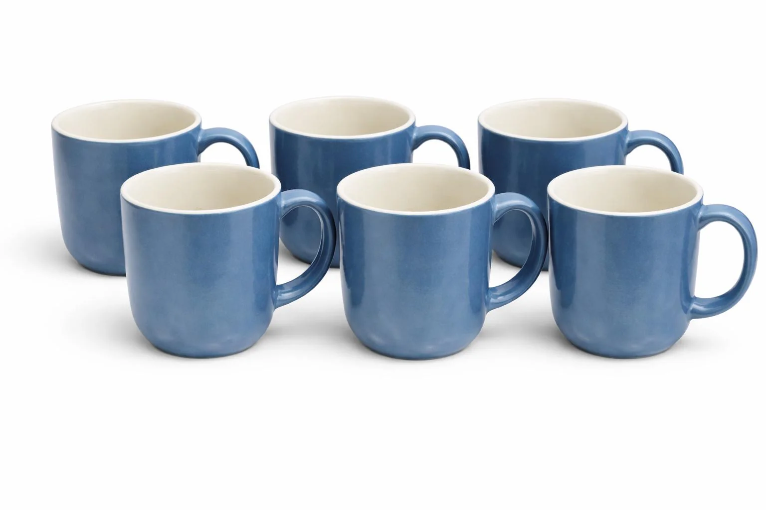 Tea/ coffee cup set of 6 - Cello 220ml (2 colours) Coupe - Image 3