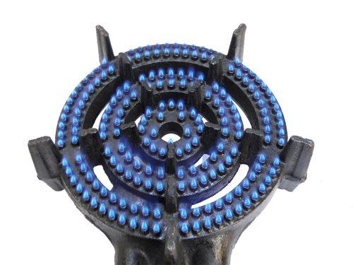 Triple 3 Ring Burner Gas Cooker Cast Iron LPG Gas Burner Camping Gas Stove - Image 3