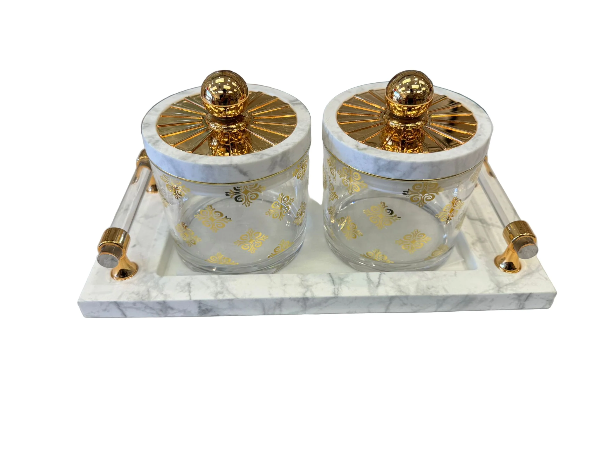 Utility/serving Container Creative Set Acralic Containers with Airtight Lid (3 colours)